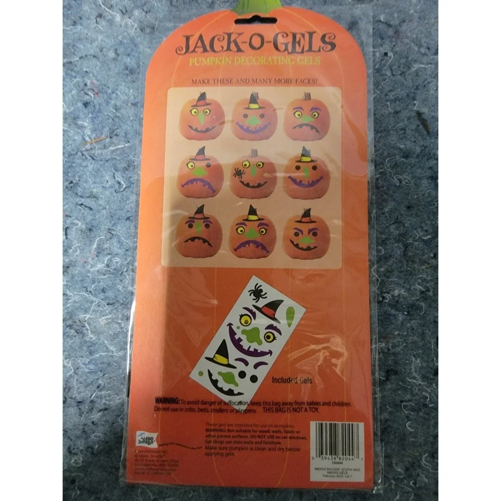 Halloween Jack-O-Gels Witch‎ 19 pcs